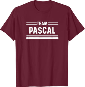Team Pascal - Family Name T-Shirt - T-Shirt | Maroon