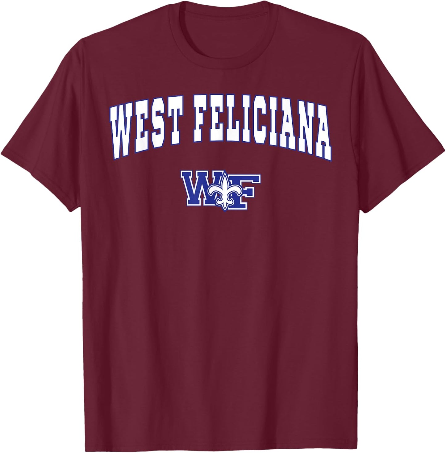 West Feliciana High School Saints C2 T-Shirt - T-Shirt | Maroon