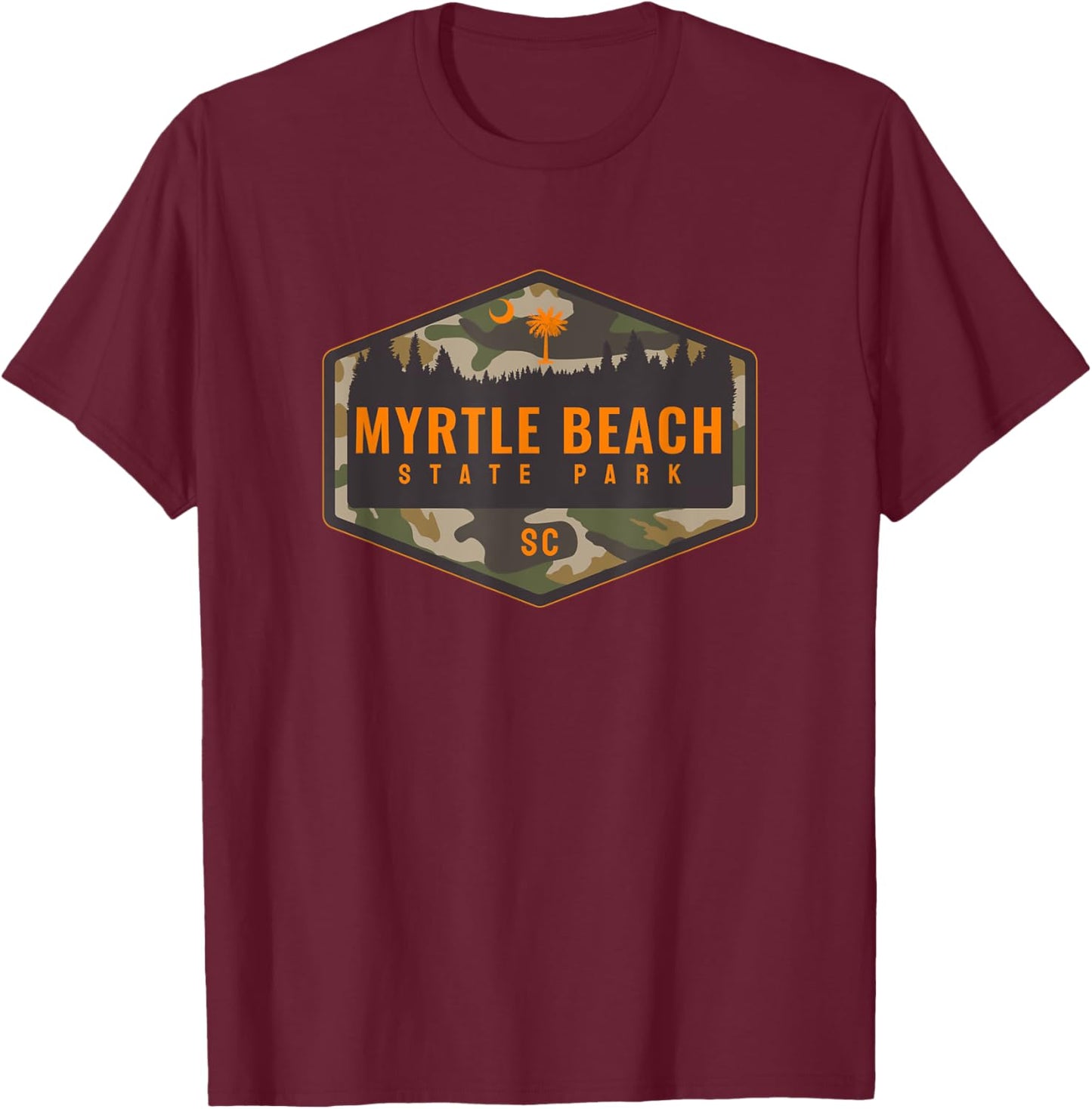 Myrtle Beach State Park South Carolina SC Souvenir Women Kids T-Shirt - T-Shirt | Maroon