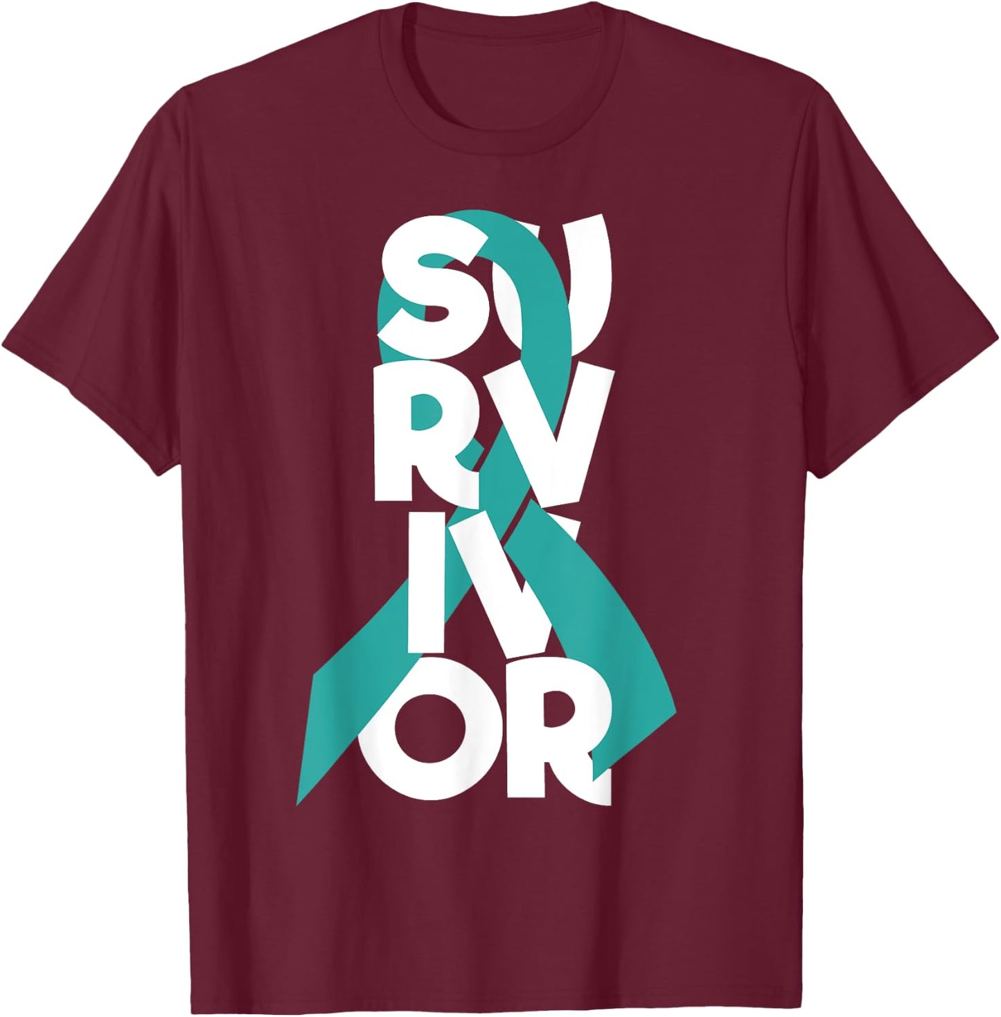 Sexual Assault Awareness SAA Survivor Gift T-Shirt - T-Shirt | Maroon