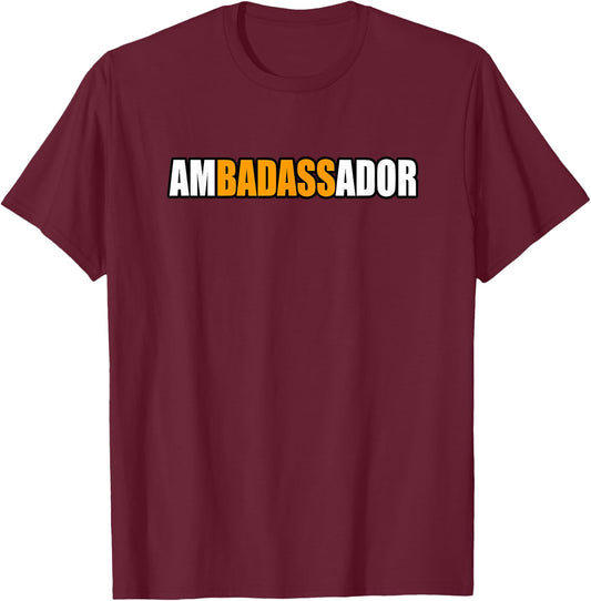 Ambadassador Ambassador Associate Leader Trainer Guide Gift T-Shirt - T-Shirt | Maroon