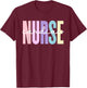 Cardiac Nurse Nursing Heart Cardiology Cardiac Nurse T-Shirt - T-Shirt | Maroon