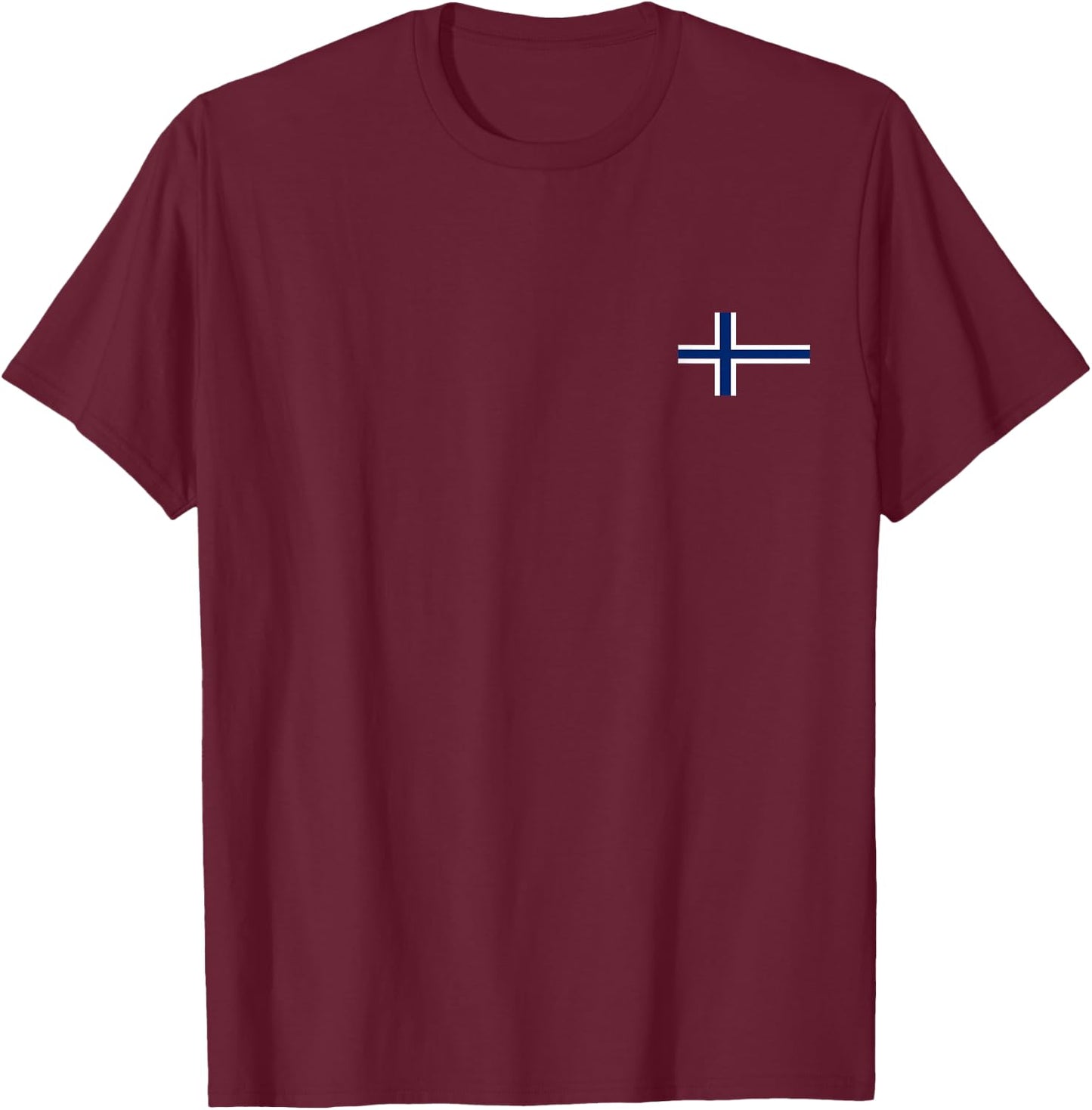 Norway Flag Cool Norge Flagg Norwegian Flags Gift Men Women T-Shirt - T-Shirt | Maroon