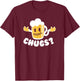 Chugs Cartoon Beer Hugs Funny Drinking Beer Lover T-Shirt - T-Shirt | Maroon