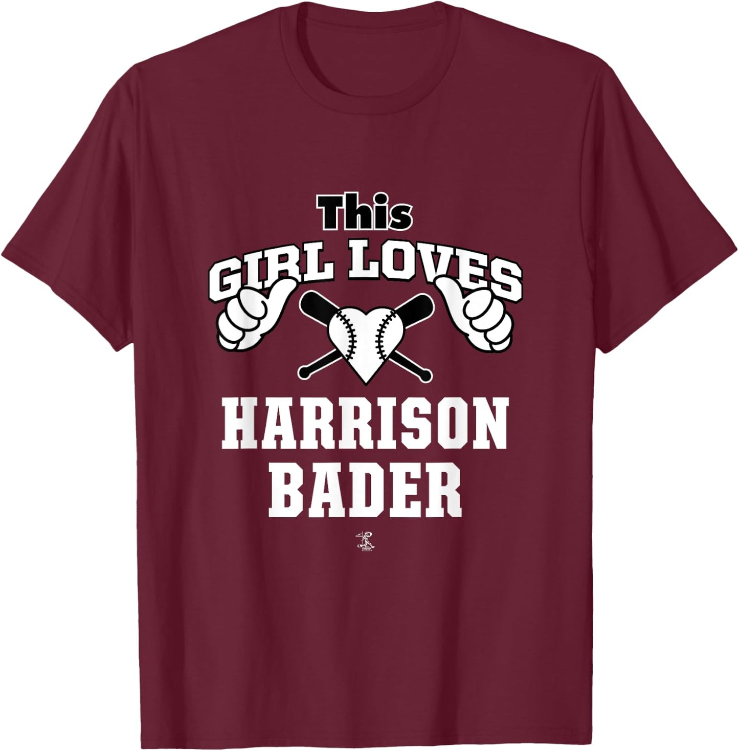 Harrison Bader This Girl Loves Gameday T-Shirt - T-Shirt | Maroon