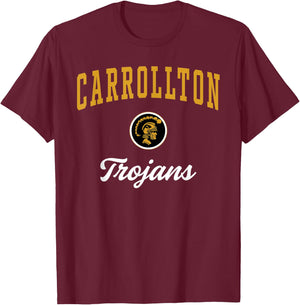 Carrollton High School Trojans T-Shirt - T-Shirt | Maroon