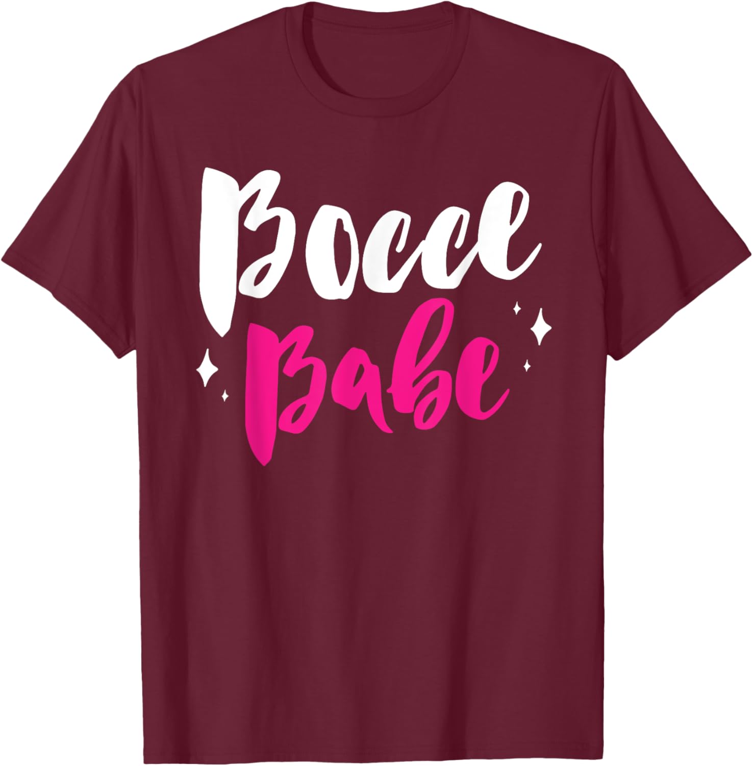 Bocce Babe T-Shirt - T-Shirt | Maroon