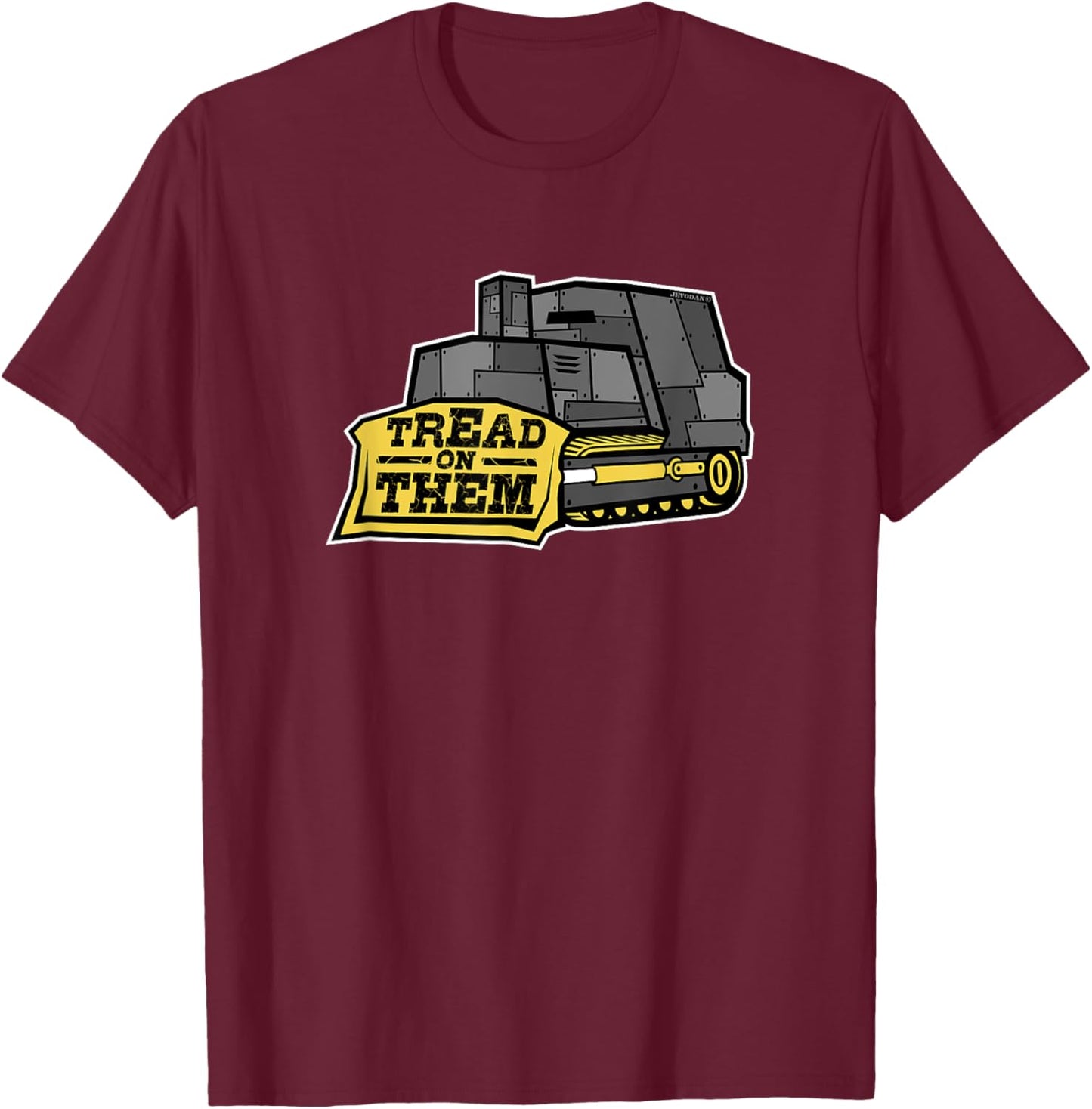 TREAD ON THEM by JEVODAN T-Shirt - T-Shirt | Maroon