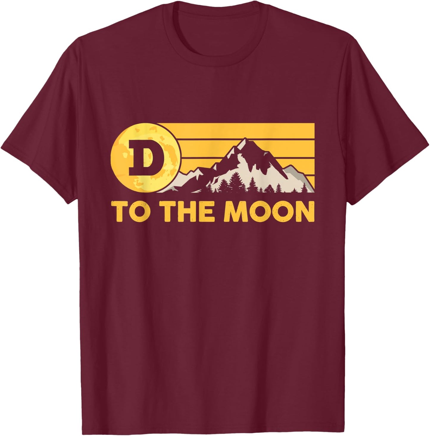 DOGE Cryptocurrencies Dogecoin To The Moon Dogecoin Miner T-Shirt - T-Shirt | Maroon