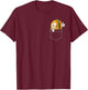 Cool Hamburger Women Kids Pocket Burger Cheeseburger T-Shirt - T-Shirt | Maroon