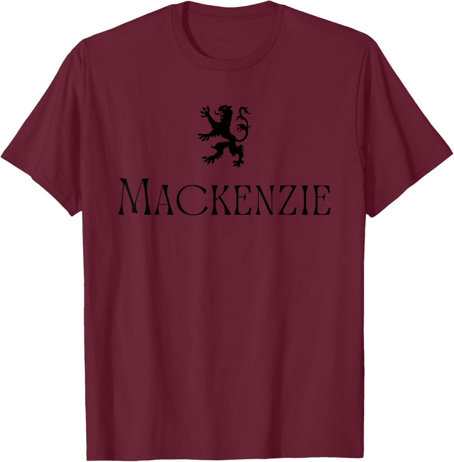 Mackenzie Clan Scottish Family Name Scotland Heraldry T-Shirt - T-Shirt | Maroon
