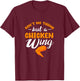 Chicken Wing Ain't No Thing But A Chicken Wing T-Shirt - T-Shirt | Maroon