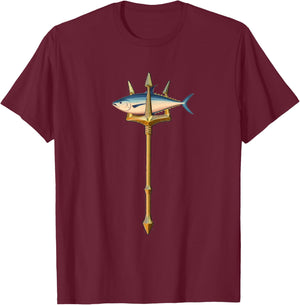 The Trident Tuna T-Shirt - T-Shirt | Maroon