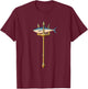 The Trident Tuna T-Shirt - T-Shirt | Maroon