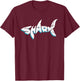 Week Of The Shark Distressed Retro Vintage Love Sharks Gift T-Shirt - T-Shirt | Maroon