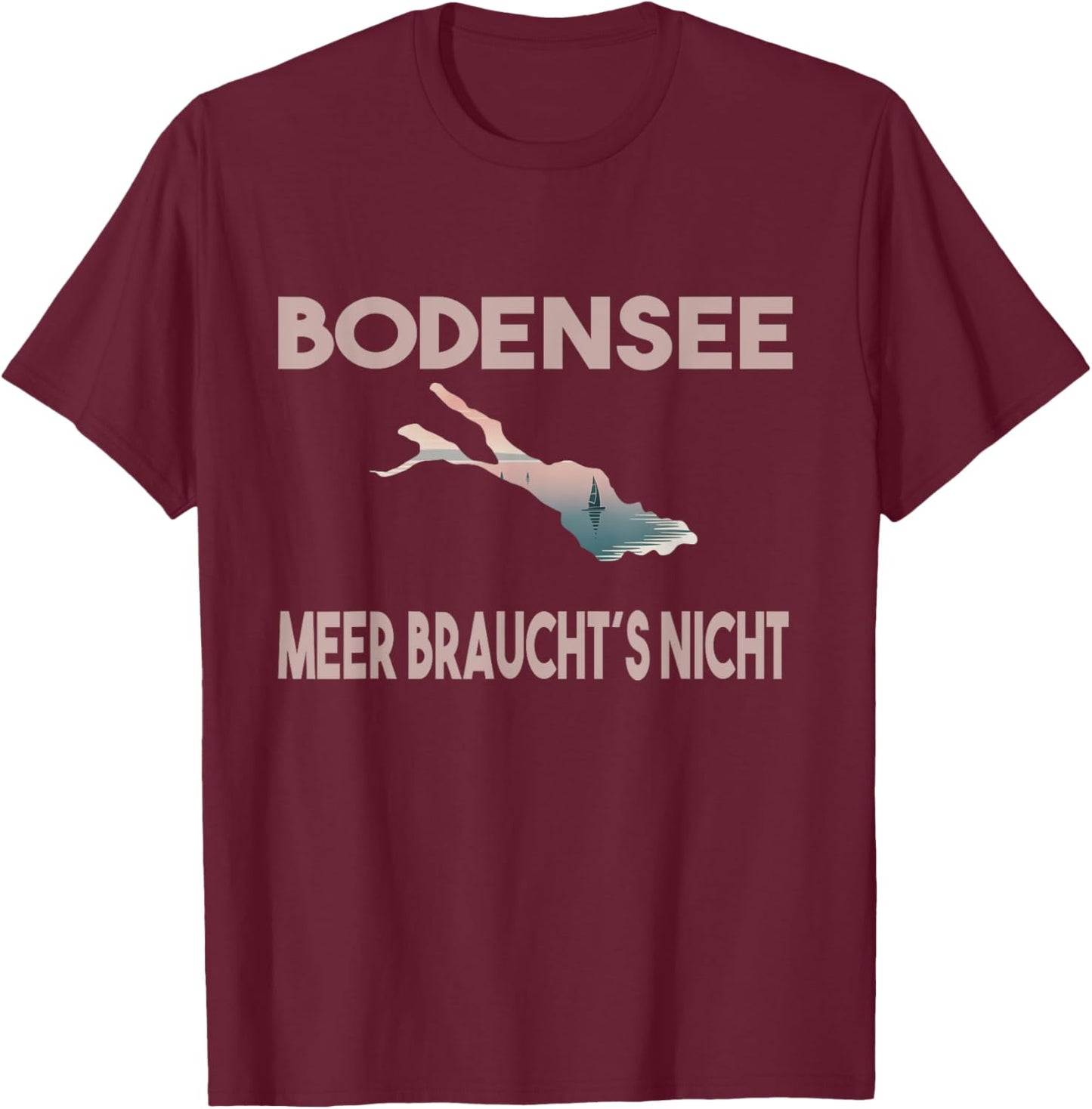 Braucht´s Nicht T-Shirt - T-Shirt | Maroon