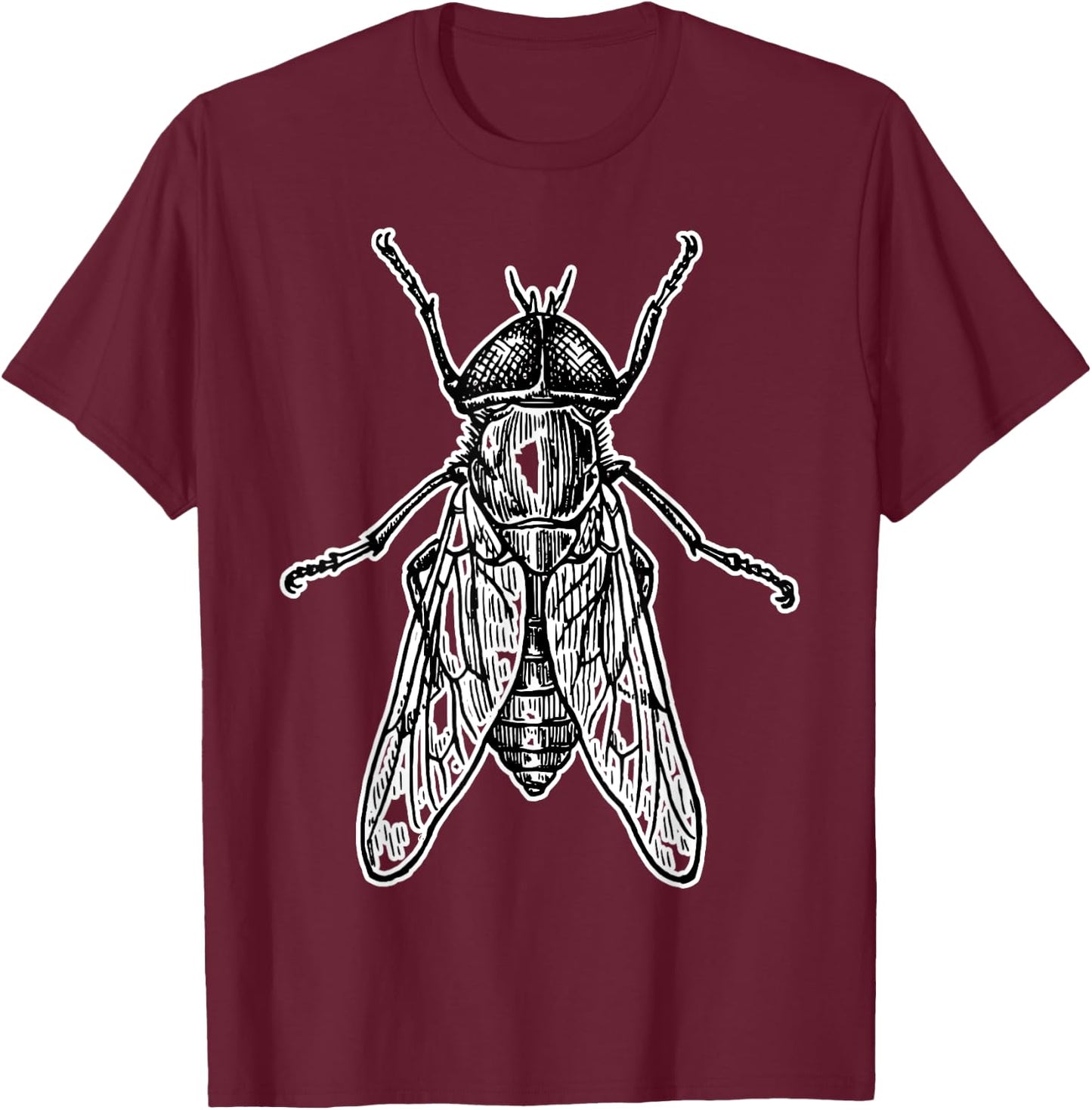 Horsefly Fly Entomoogist T-Shirt - T-Shirt | Maroon