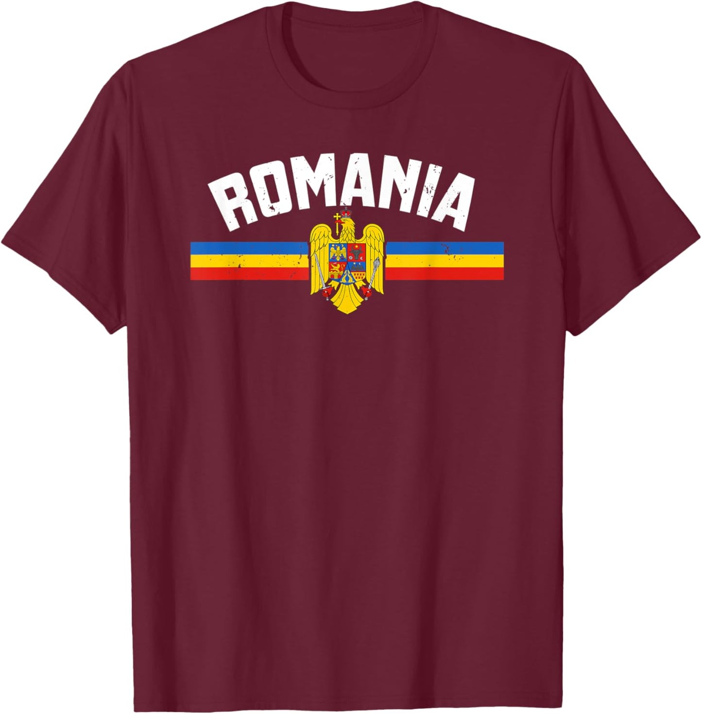 Romania Bucharest Balkans Romanian T-Shirt - T-Shirt | Maroon