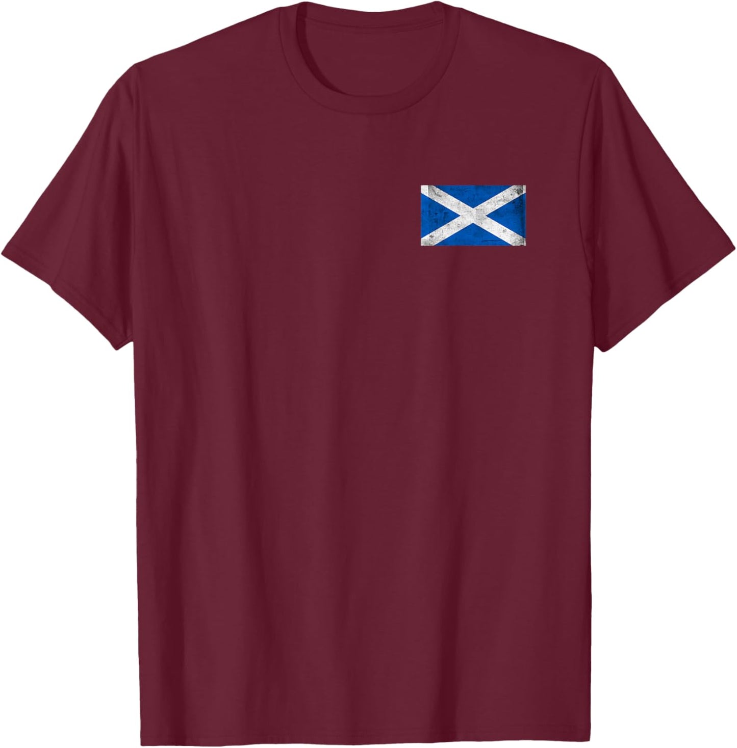 Schottland-Flagge, Grafik für Männer, Frauen, Kinder T-Shirt - T-Shirt | Maroon