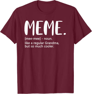 Meme Shirts Mother's Day idea for Grandma Meme T-Shirt - T-Shirt | Maroon