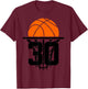 30 Years Basketball 30th Birthday T-Shirt - T-Shirt | Maroon