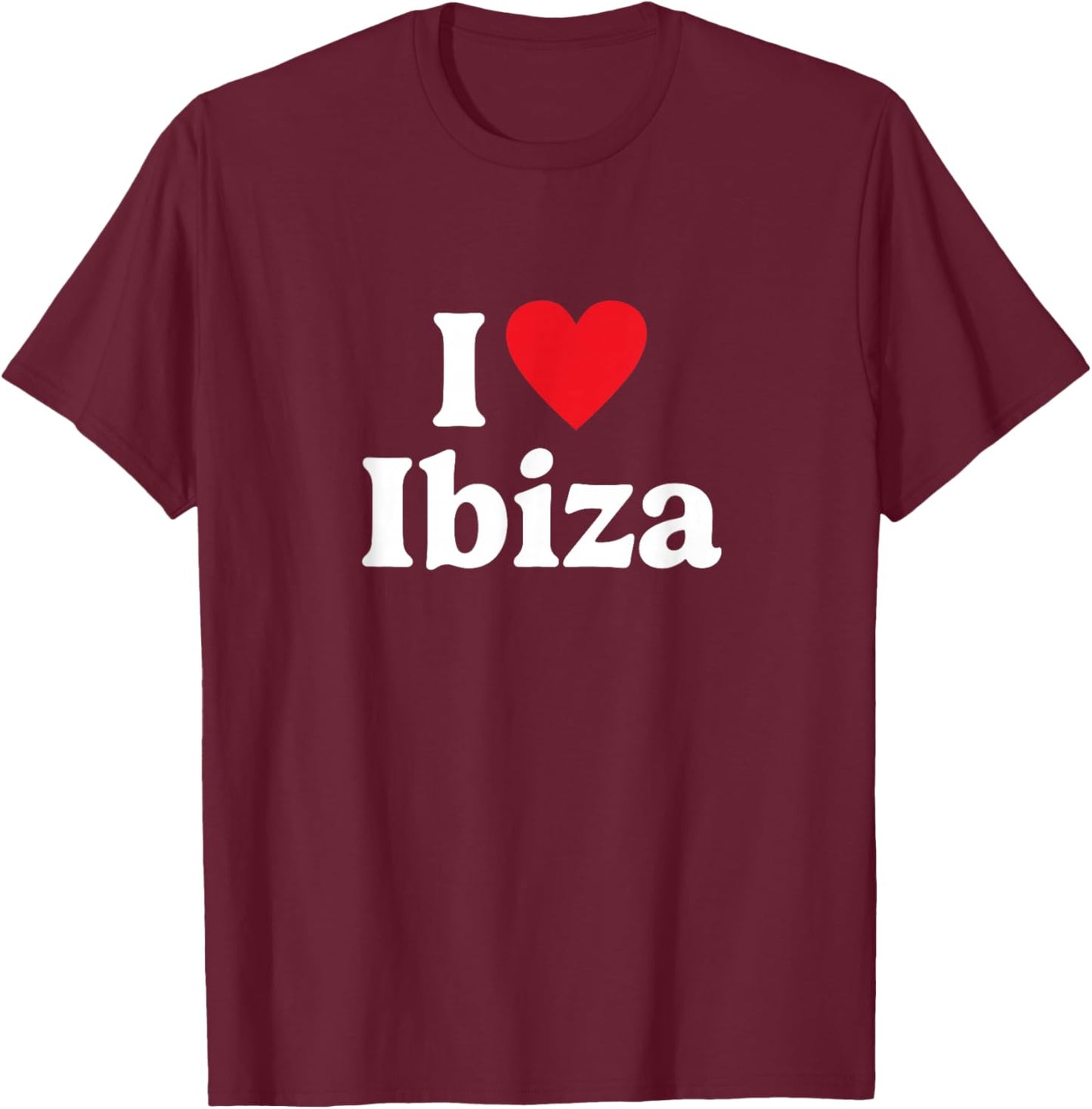 I love Ibiza T-Shirt - T-Shirt | Maroon