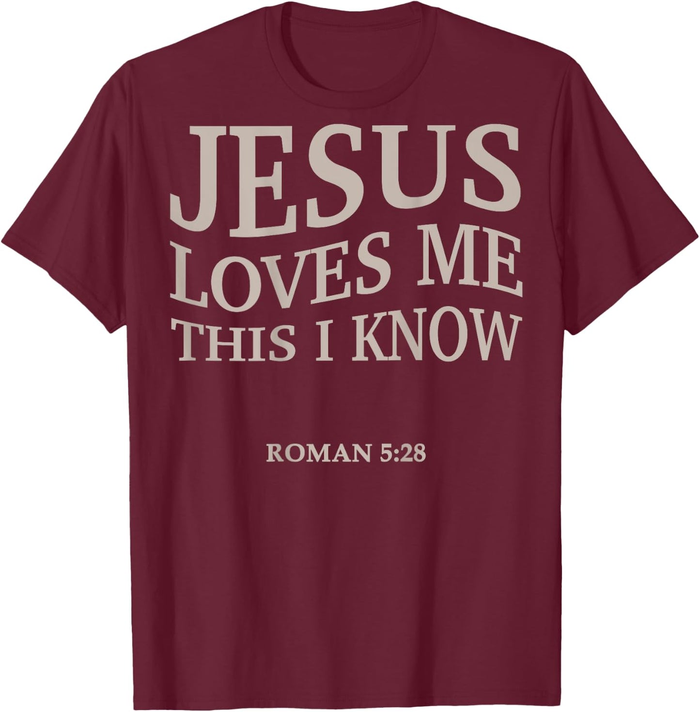 Men Jesus Love Me This I Know Christian Girl Boy Toddler God T-Shirt - T-Shirt | Maroon