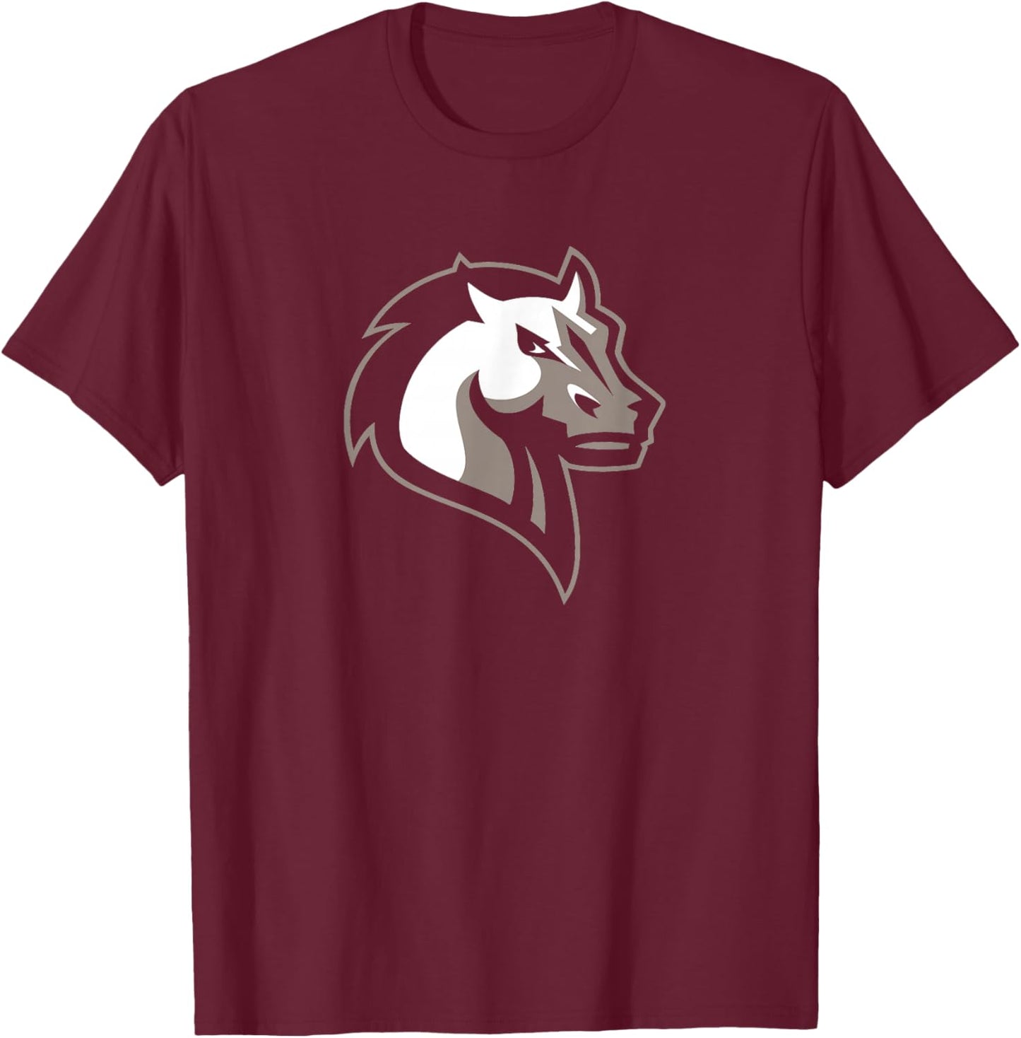 Mercy University Mavericks Athletics Mavs Logo T-Shirt - T-Shirt | Maroon