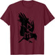 Crow Raven Norse Mythology Viking Vikings lover T-Shirt - T-Shirt | Maroon