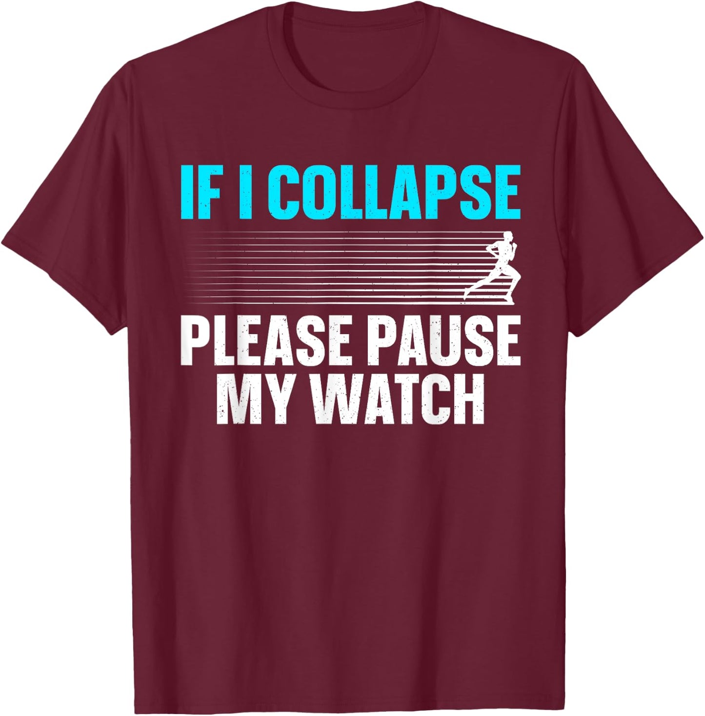 Funny Marathon Runner Run Art Women Marathon Running T-Shirt - T-Shirt | Maroon