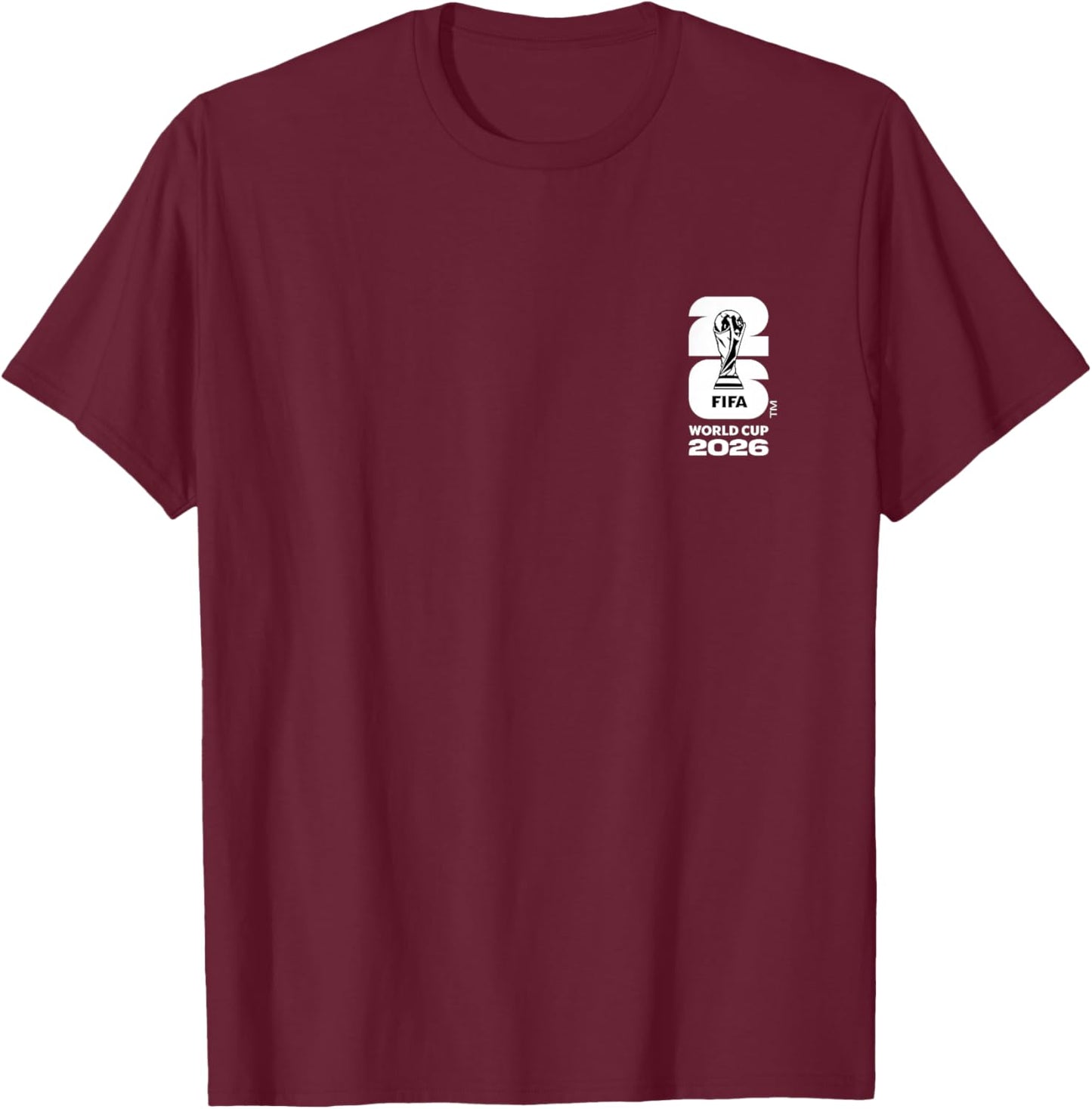 FIFA World CUP26 IR Iran Country Ball T-Shirt - T-Shirt | Maroon