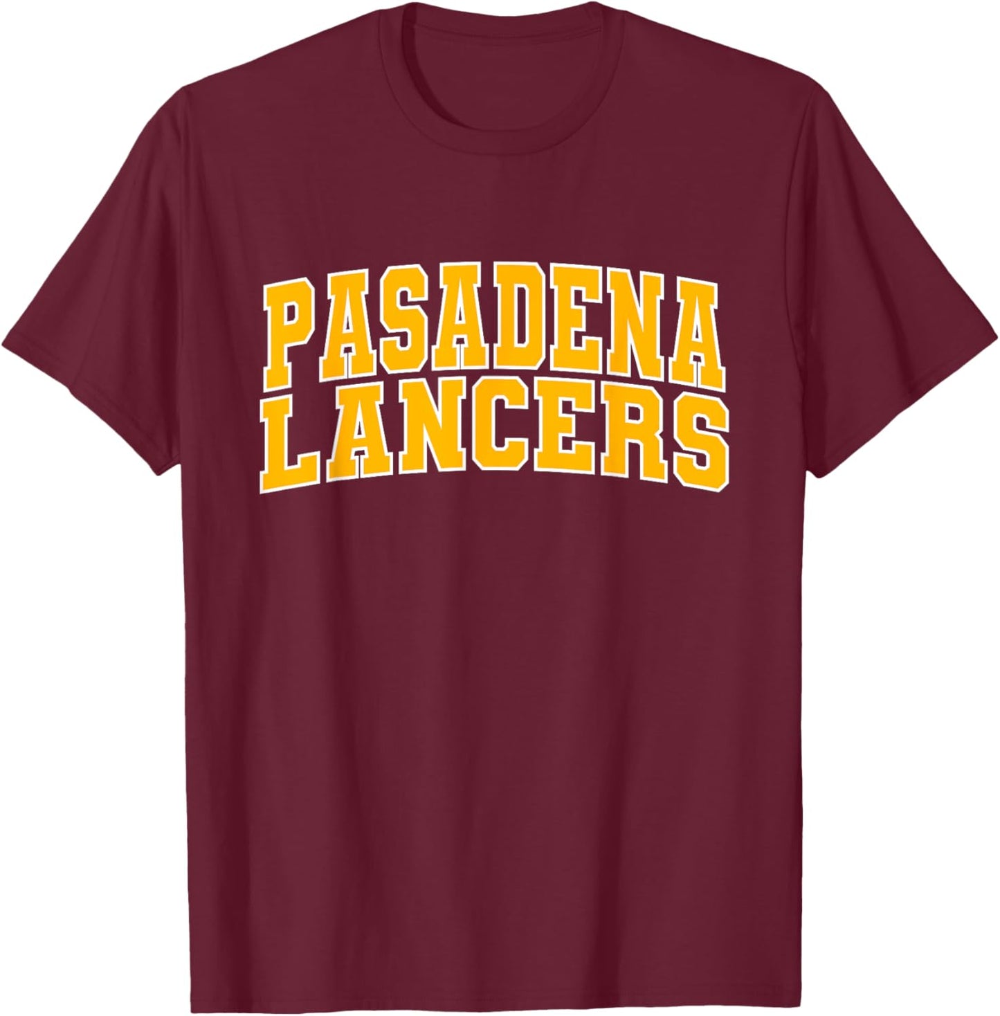 Pasadena City College Lancers Apparel Sports Fan T-Shirt - T-Shirt | Maroon