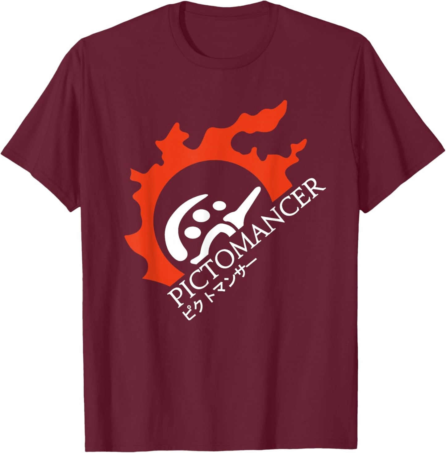 Pictomancer - For Warriors of Light & Darkness T-Shirt - T-Shirt | Maroon