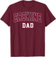 ERSKINE College Dad Arch Vintage Design Father Men Family T-Shirt - T-Shirt | Maroon