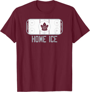 Toronto Maple Leafs Home Ice Blue Officially Licensed T-Shirt - T-Shirt | Maroon