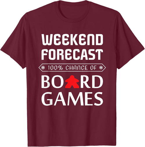 Red Meeple Weekend Forecast 100% Chance Of Board Games