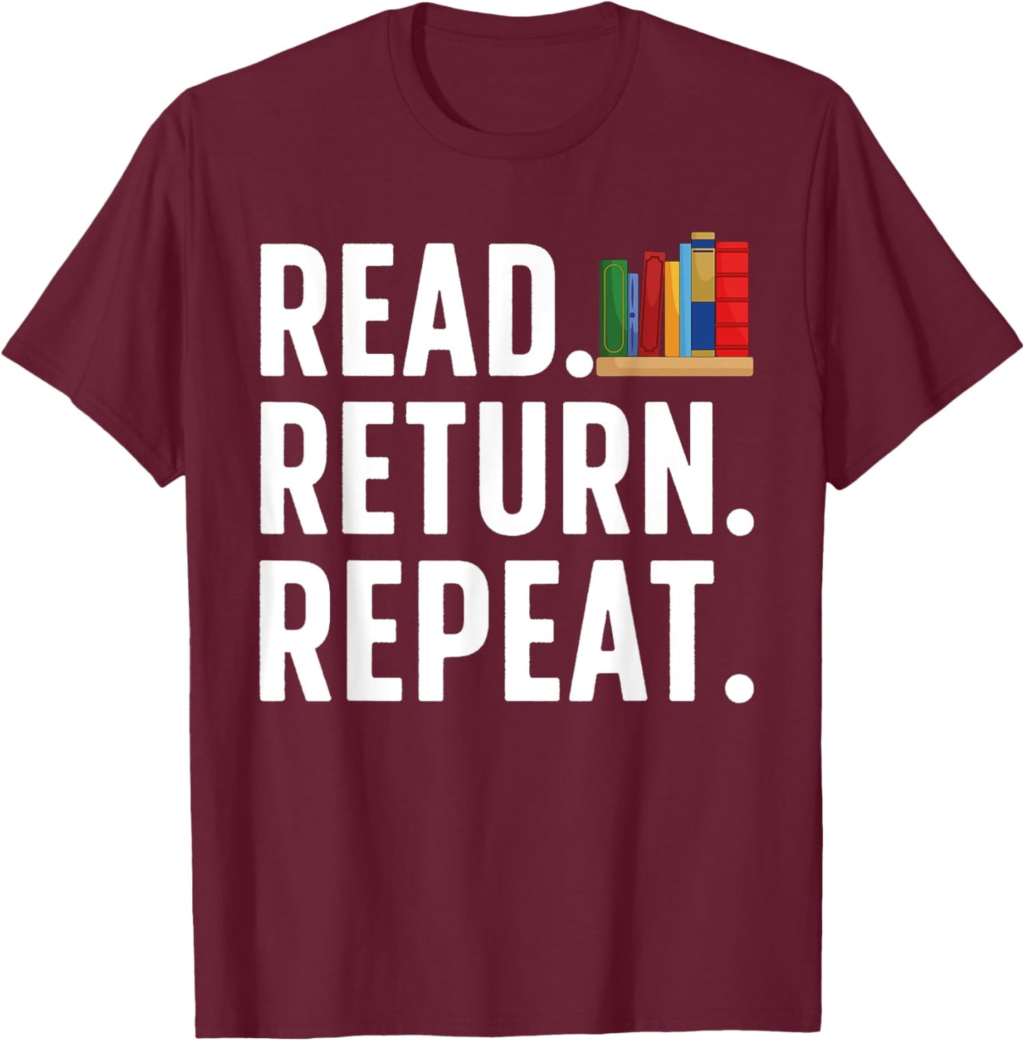 Cool Librarian Art Women Bookaholic School Library T-Shirt - T-Shirt | Maroon