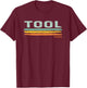 Vintage Stripes Tool TX T-Shirt - T-Shirt | Maroon