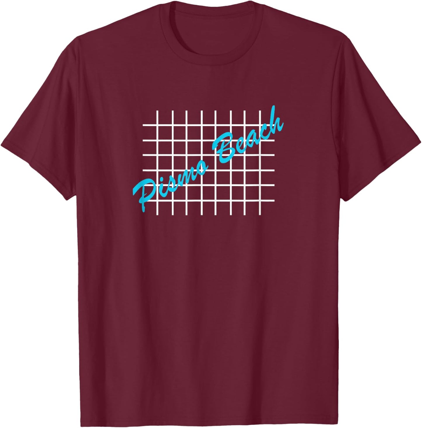 Classic Pismo Beach Vintage T-Shirt - T-Shirt | Maroon