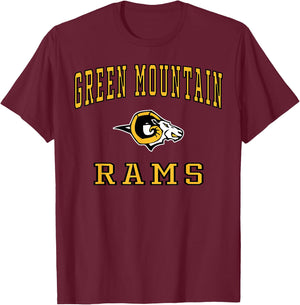 Green Mountain High School Rams C1 T-Shirt - T-Shirt | Maroon