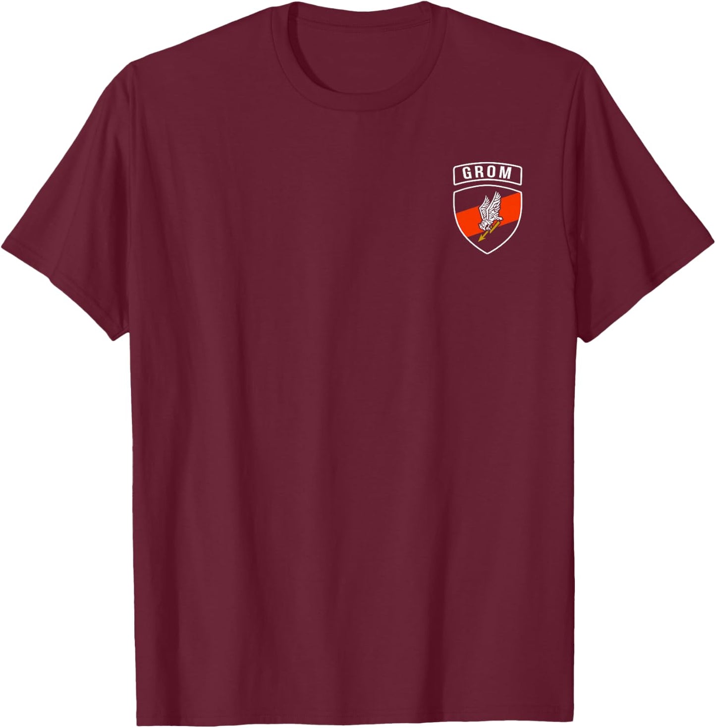 Poland JW GROM Special Forces T-Shirt - T-Shirt | Maroon