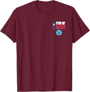 Texas Fire Department Firefighters Firemen T-Shirt - T-Shirt | Maroon