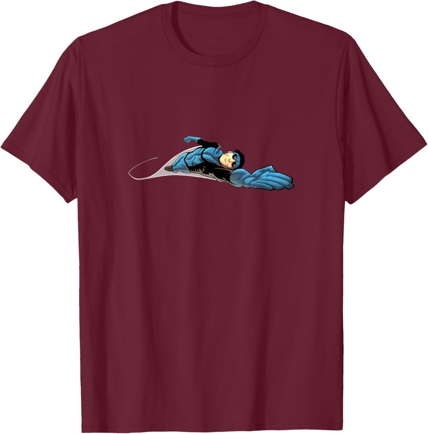 Invincible Blue Suit Flight T-Shirt - T-Shirt | Maroon