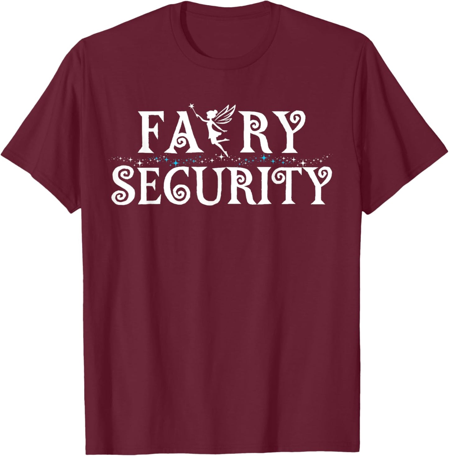 Halloween Son Daughter Dad Mom Adult Design Fairy Security T-Shirt - T-Shirt | Maroon
