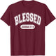 Blessed Jeremiah 17:7-8 Christian Bible Verse Varsity Style T-Shirt - T-Shirt | Maroon