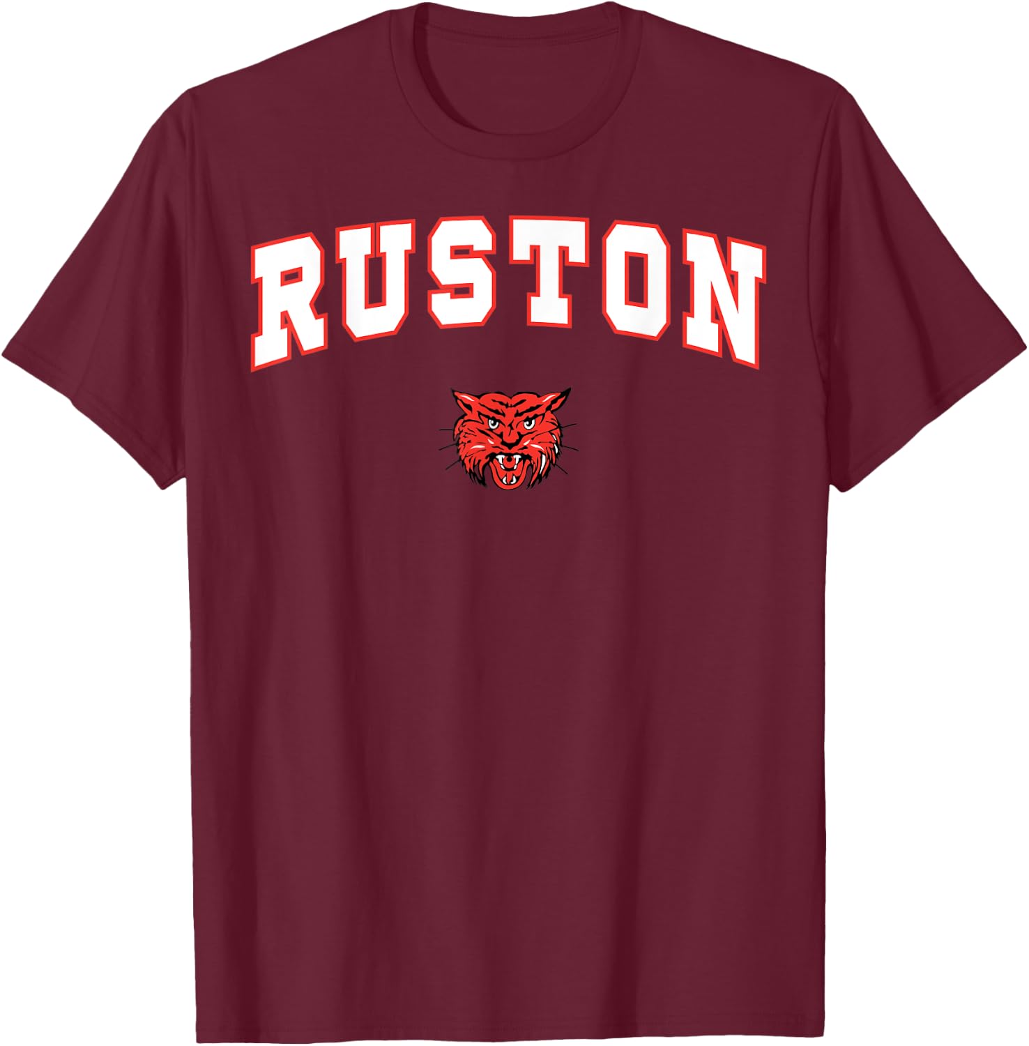 Ruston High School Bearcats C2 T-Shirt - T-Shirt | Maroon