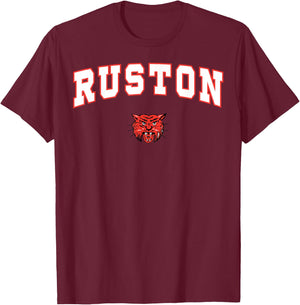Ruston High School Bearcats C2 T-Shirt - T-Shirt | Maroon