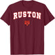 Ruston High School Bearcats C2 T-Shirt - T-Shirt | Maroon