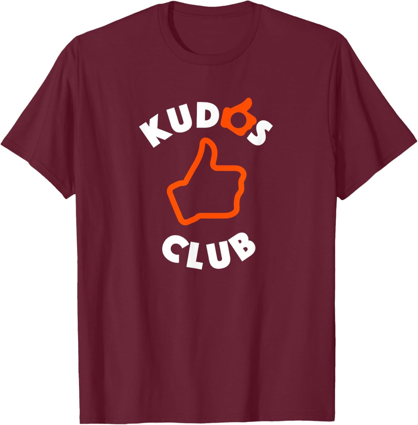 Kudos Club strava T-Shirt - T-Shirt | Maroon