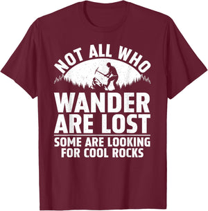 Rock Collecting Art Women Rockhound Rock Collector T-Shirt - T-Shirt | Maroon